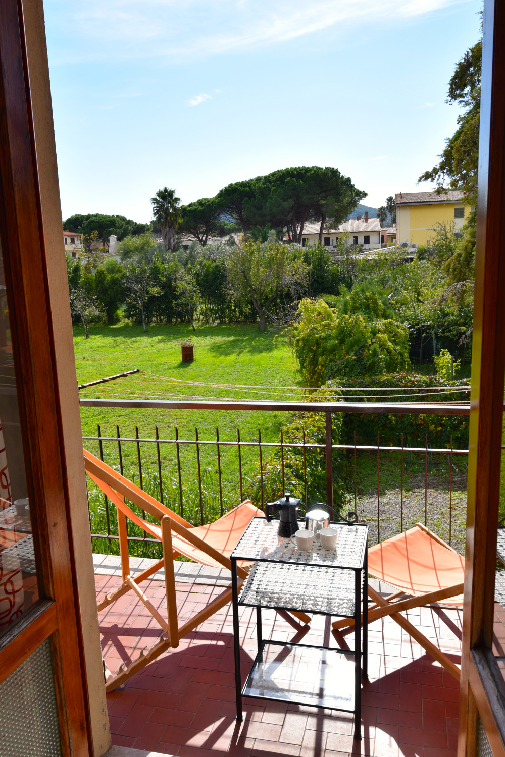 dal balcone primo piano